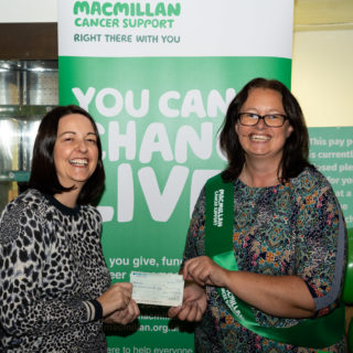 Coodes Solicitors has raised £15,000 for Macmillan Cancer Support