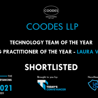 Coodes Solicitors shortlisted for British Conveyancing Awards