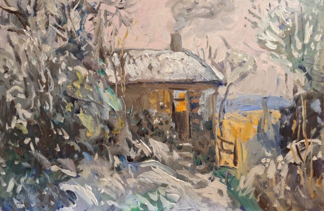 Snowy Dusk by Andrew Tozer